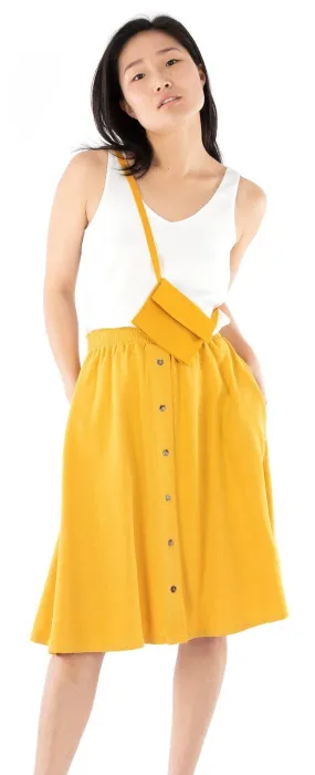 4017 // GENEVIÈVE Pull-on Gathered Skirt