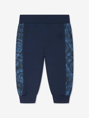 Baby Barocco Medusa Logo Joggers in Navy