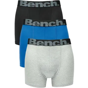Bench Mens Hamlet 3-Pack Logo Waistband Boxer Shorts - Multi