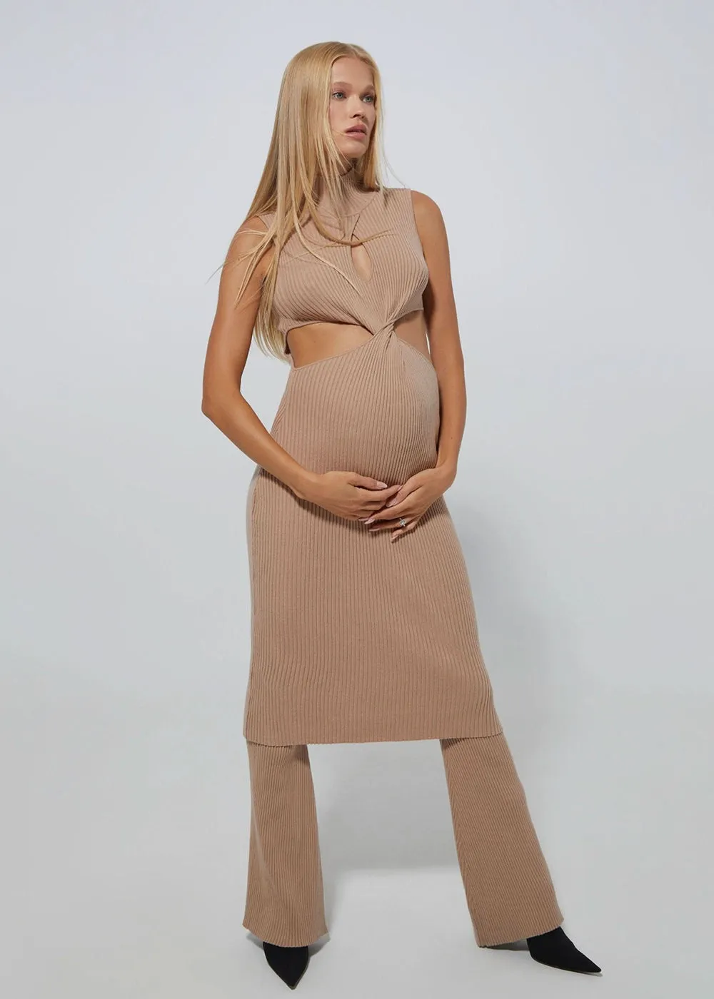 Cozy Knit Flare Pant