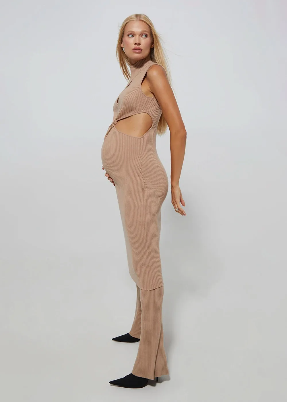 Cozy Knit Flare Pant
