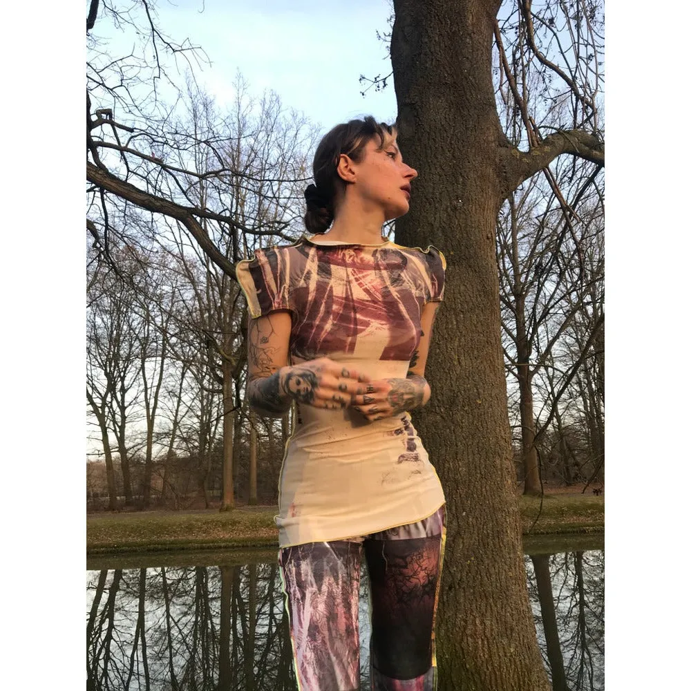 extraterrestrial x-ray mini dress/top