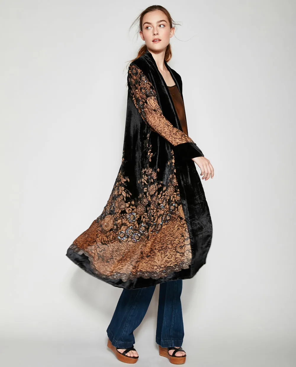 ISADORA OPERA COAT IN BLACK