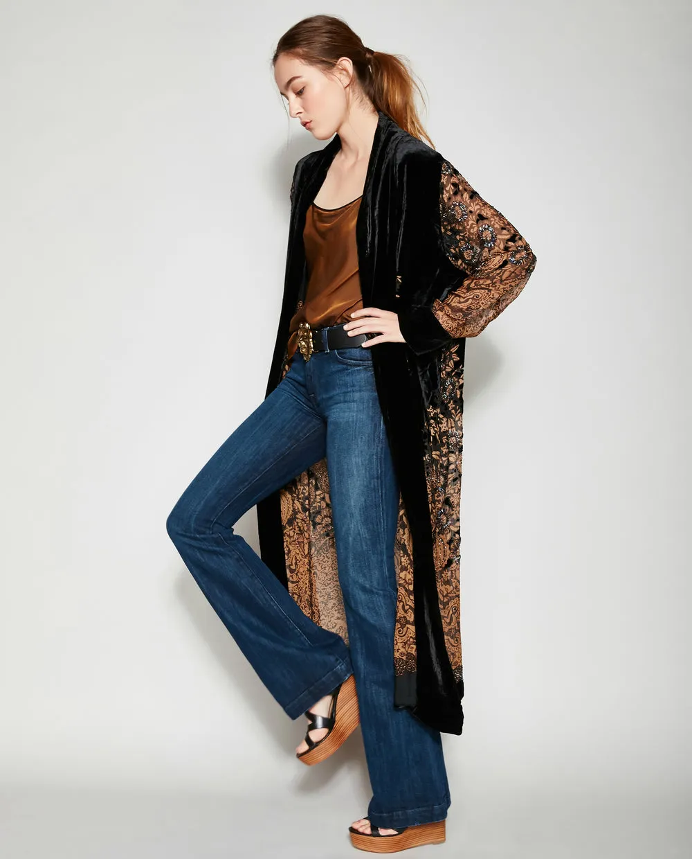 ISADORA OPERA COAT IN BLACK