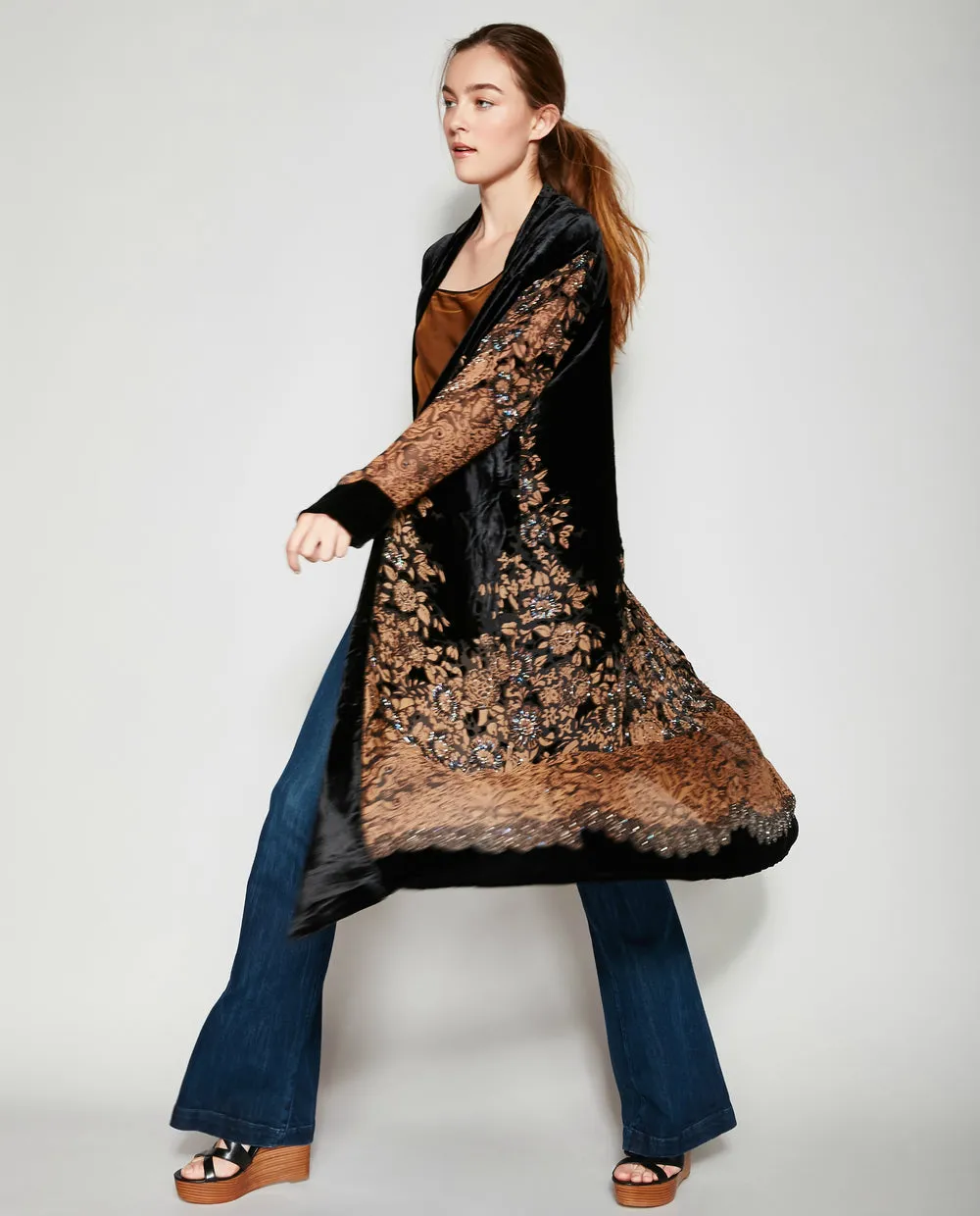 ISADORA OPERA COAT IN BLACK