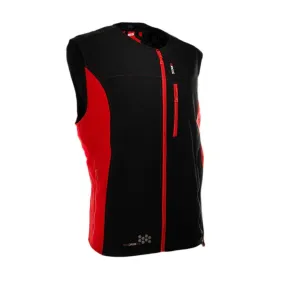 Keis B501WR Premium Ladies Heated Body Warmer Black / Red