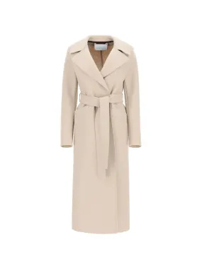 Long Pressed Wool Coat