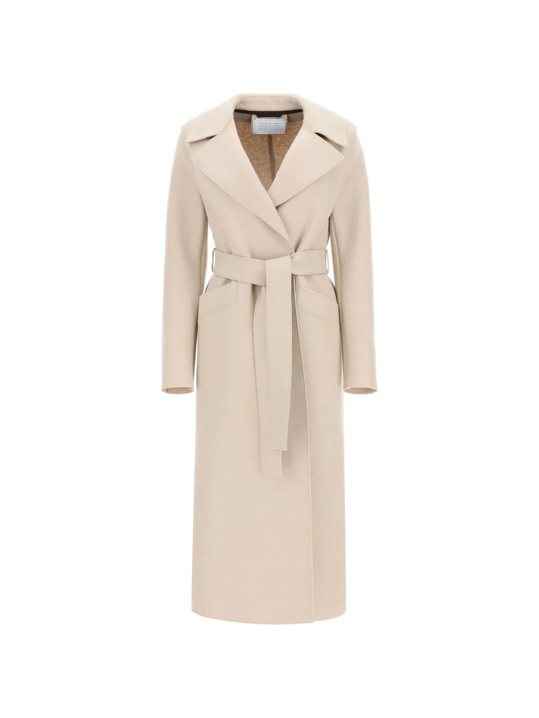 Long Pressed Wool Coat