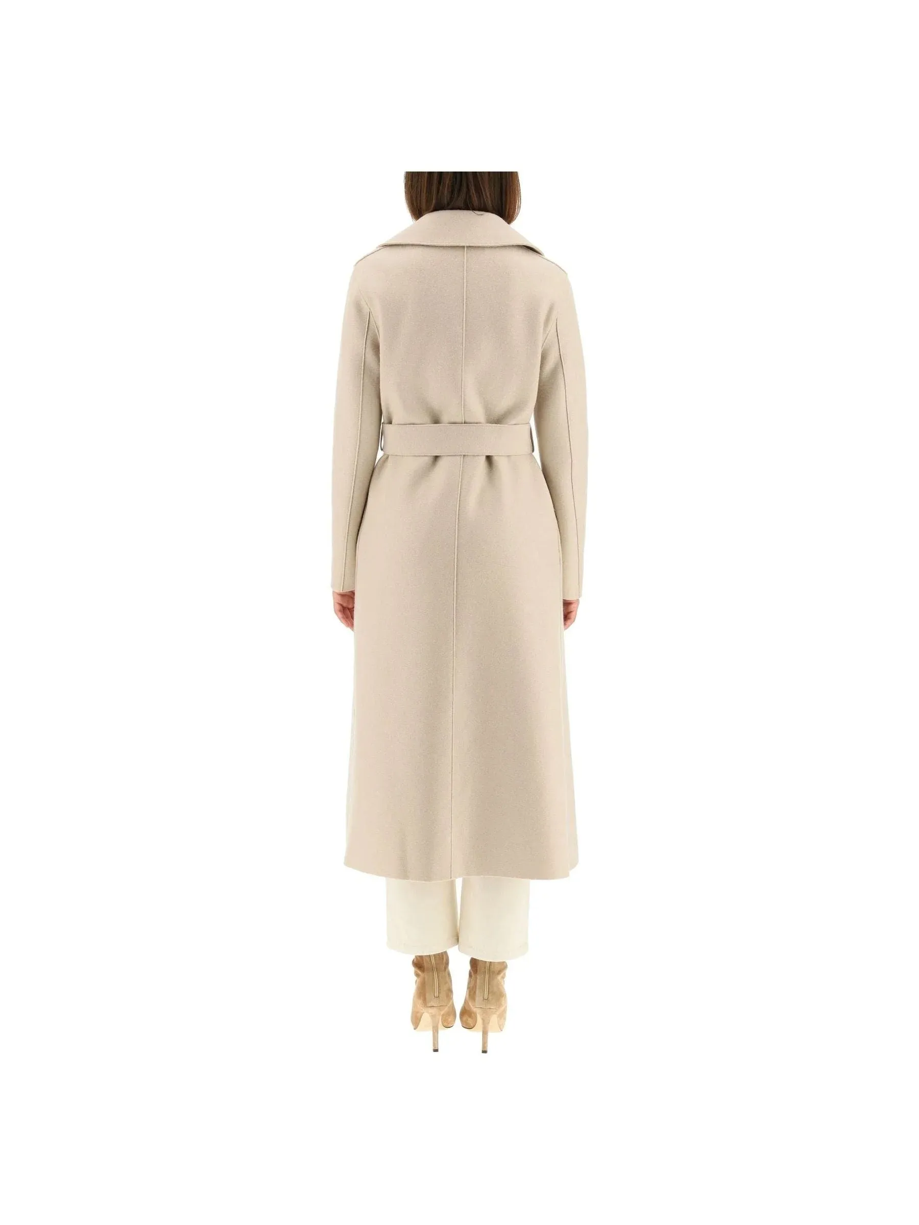 Long Pressed Wool Coat
