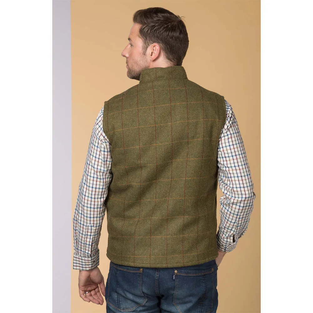 Men's Tweed Gilet - Derby Tweed