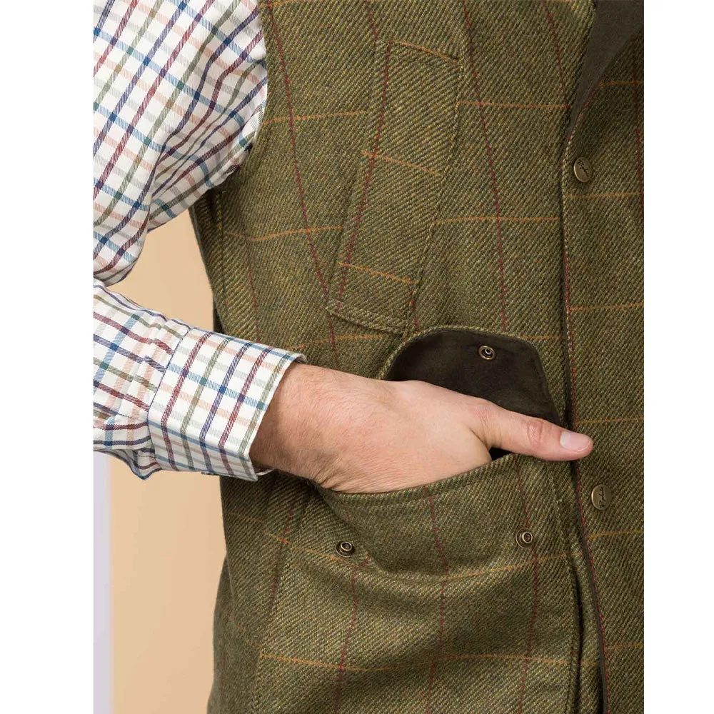Men's Tweed Gilet - Derby Tweed
