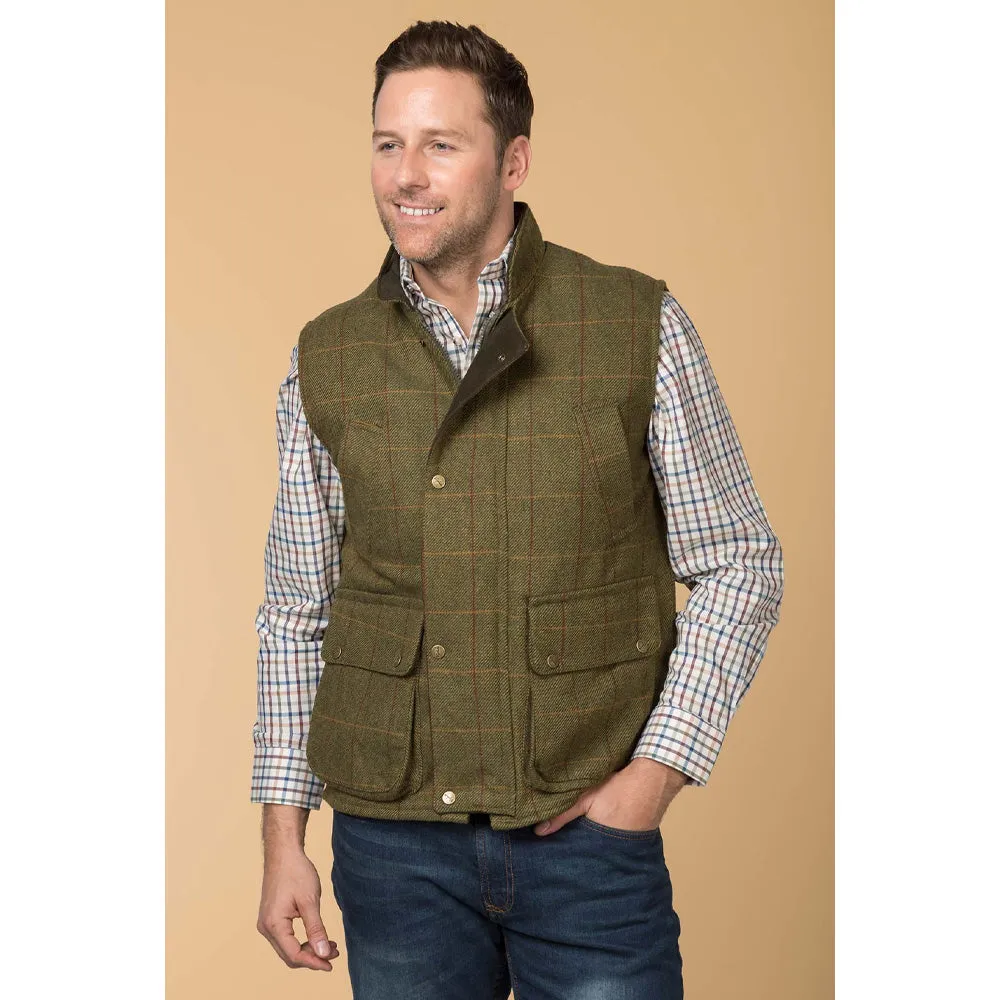 Men's Tweed Gilet - Derby Tweed