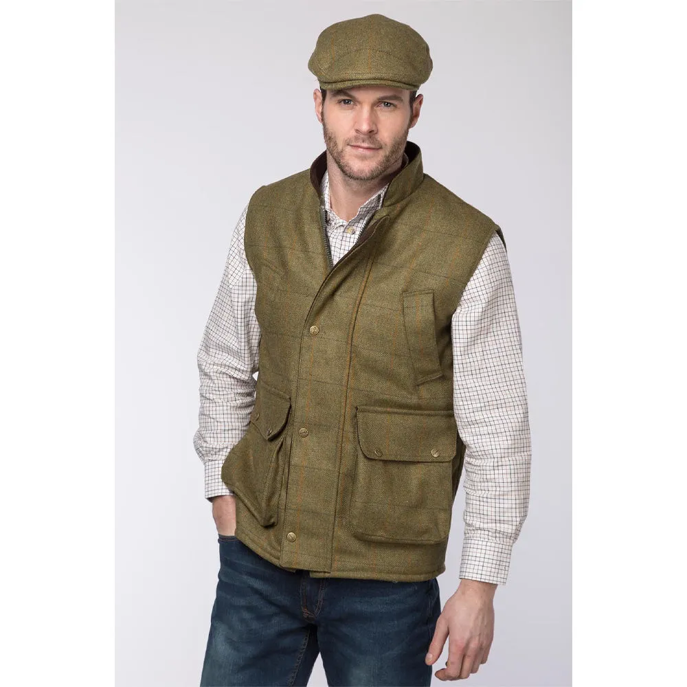 Men's Tweed Gilet - Derby Tweed