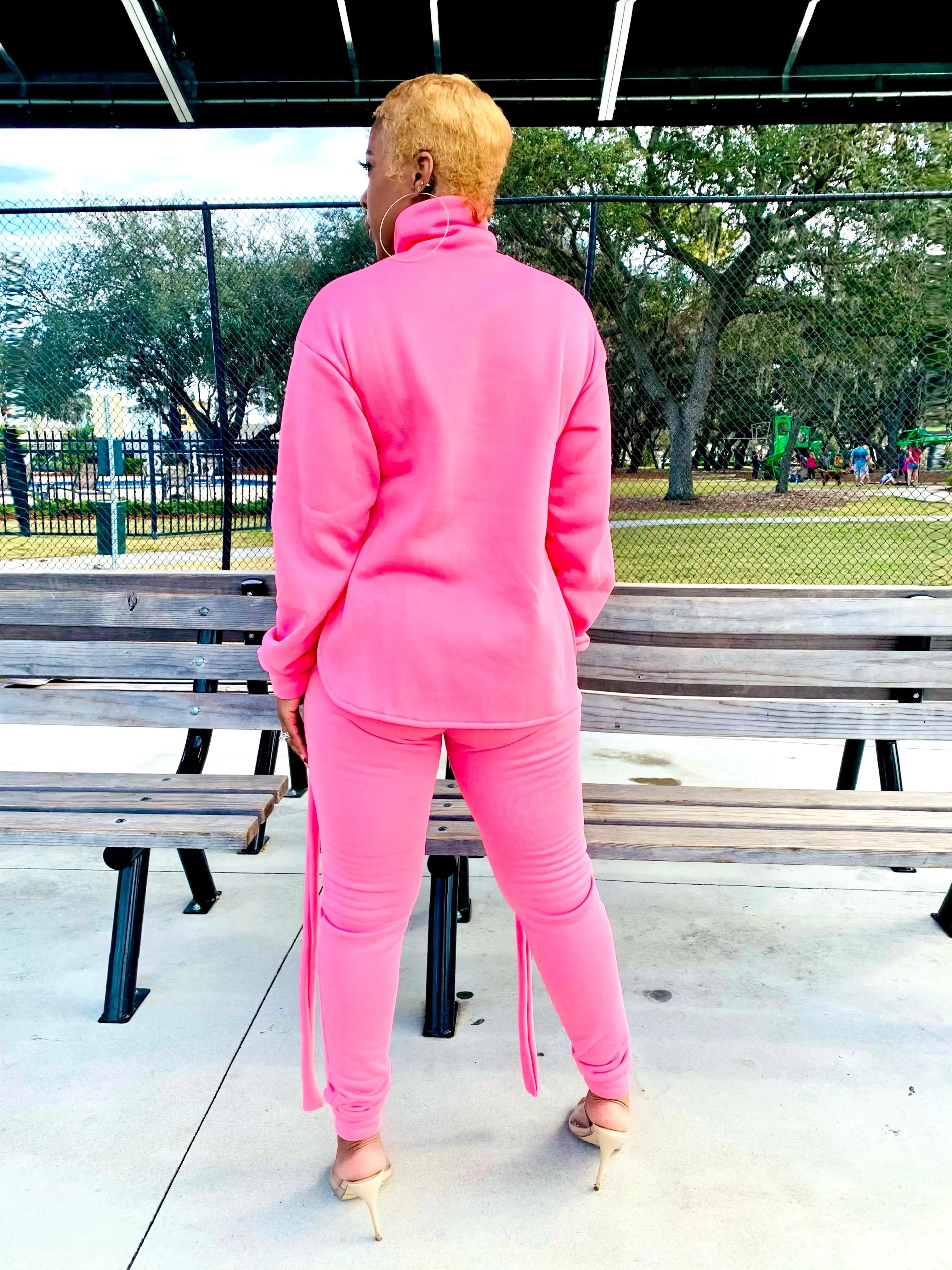 Pretty In Pink | Jogger Set