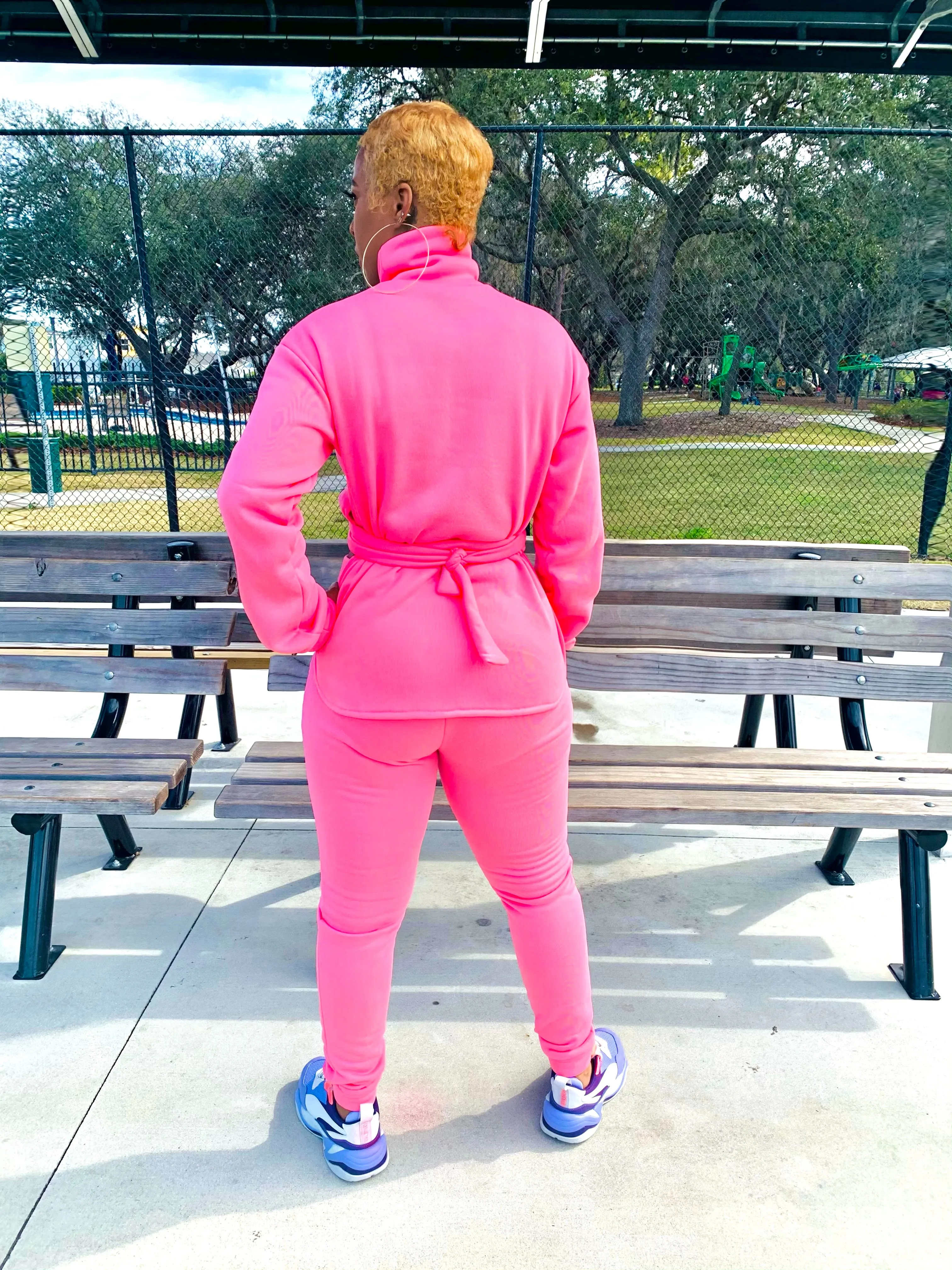 Pretty In Pink | Jogger Set
