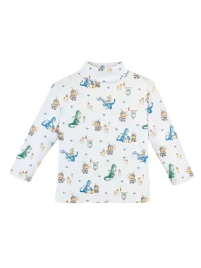 Printed Turtleneck - Dragon & Knight
