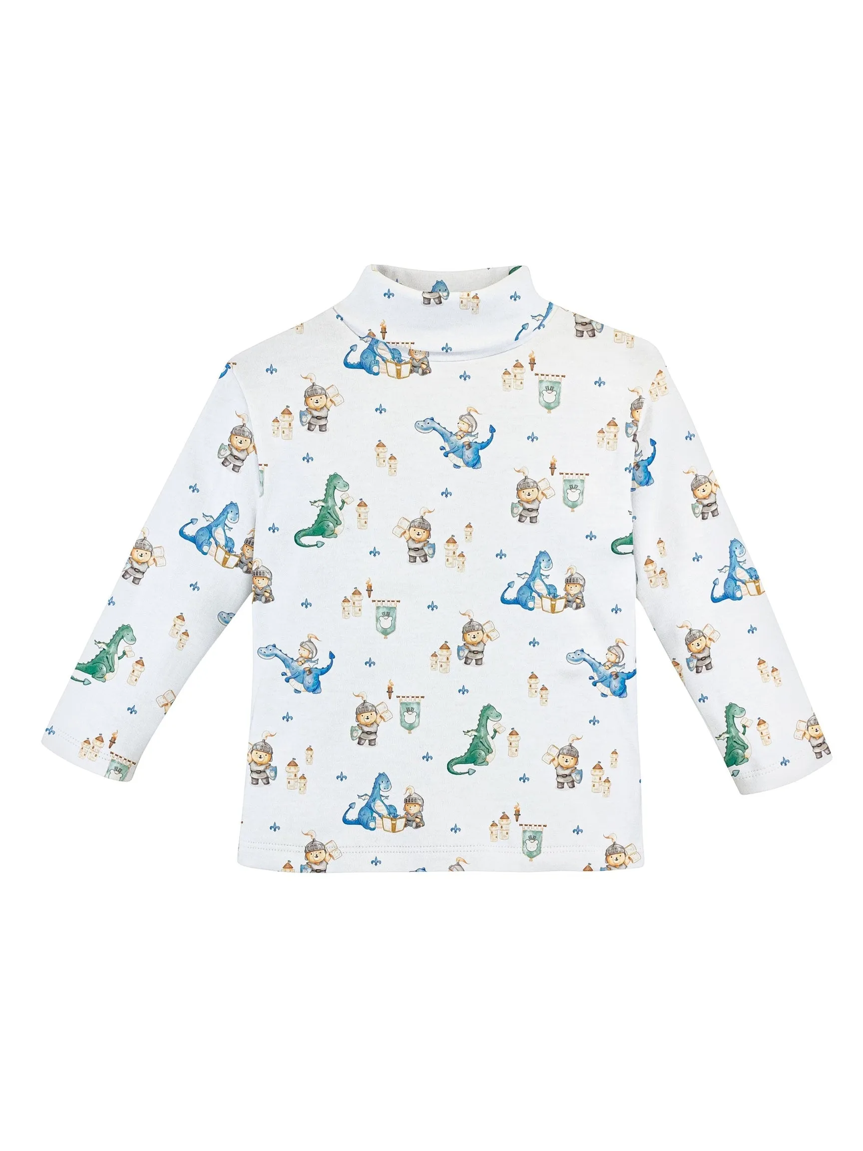 Printed Turtleneck - Dragon & Knight