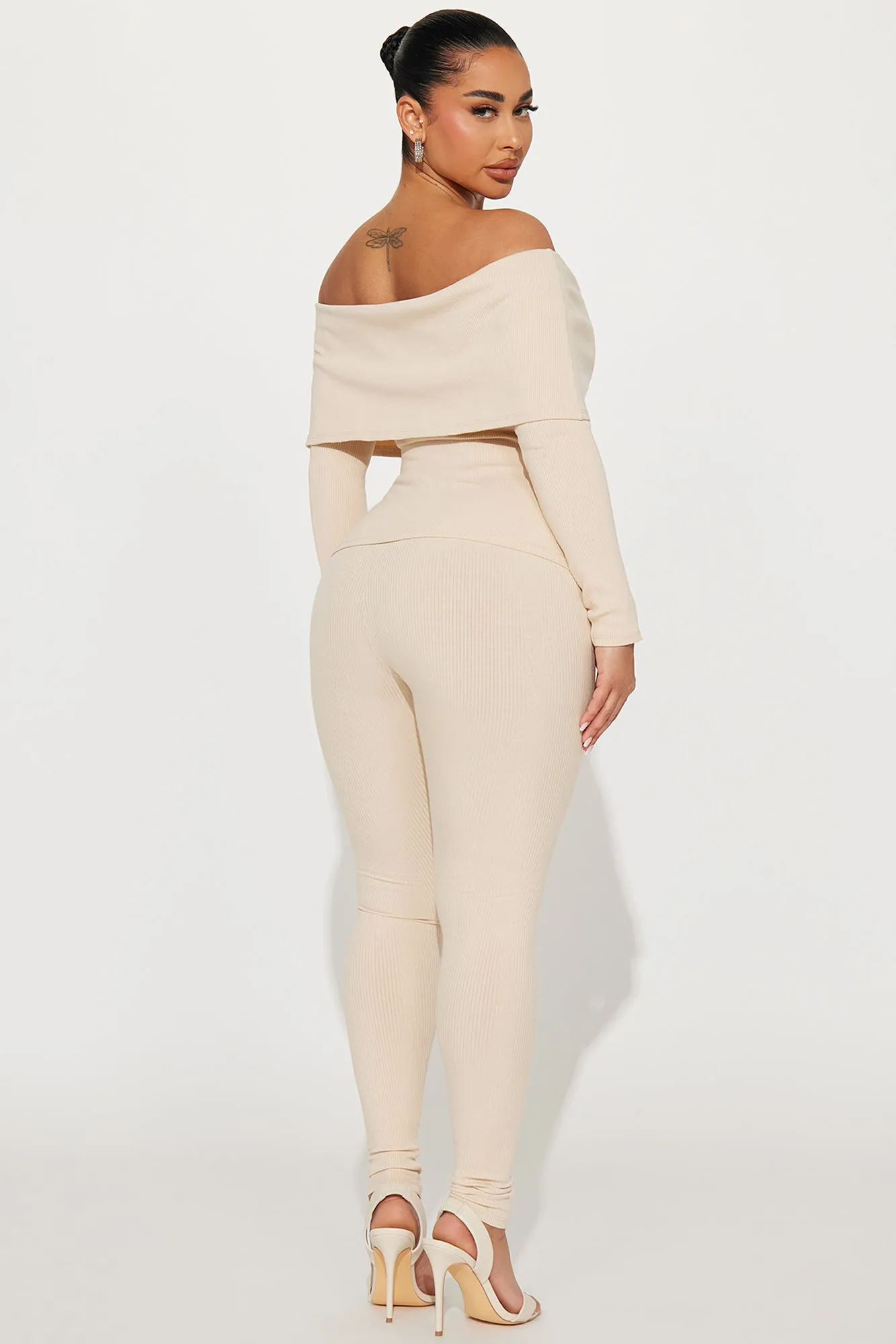 Shaila Snatched Pant Set - Cream