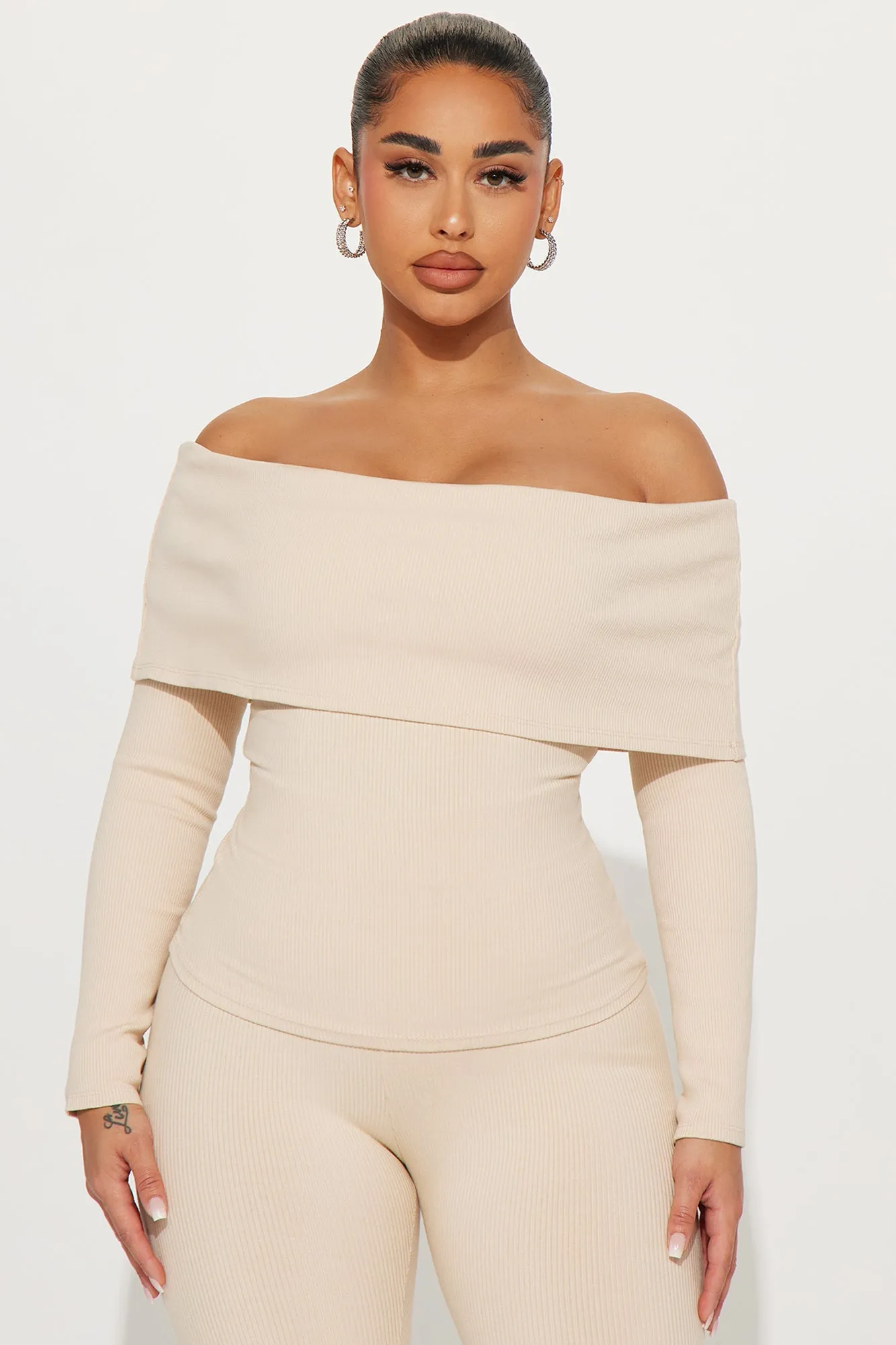 Shaila Snatched Pant Set - Cream