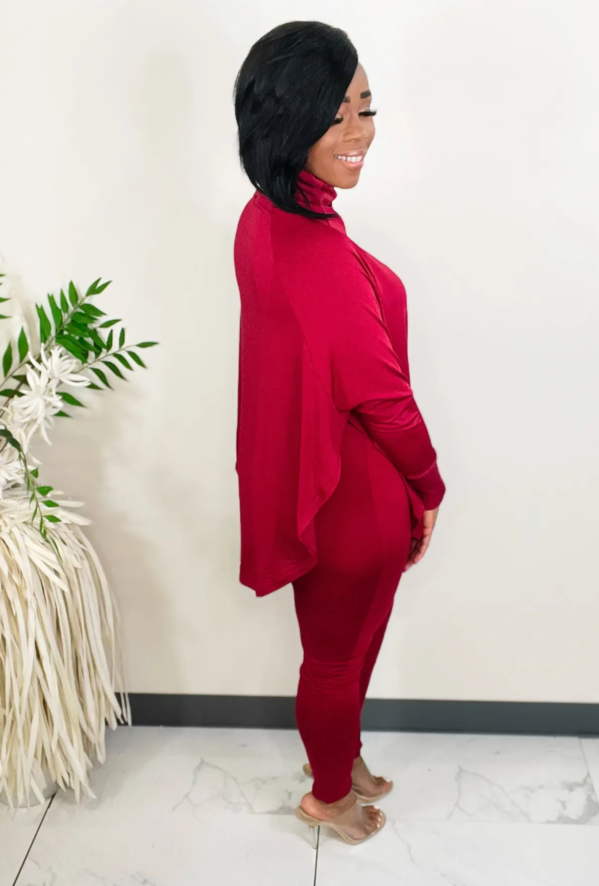 Shana -Turtleneck Pants Set