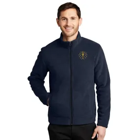 Ultra Warm Brushed Fleece Jacket - Indiana Torch