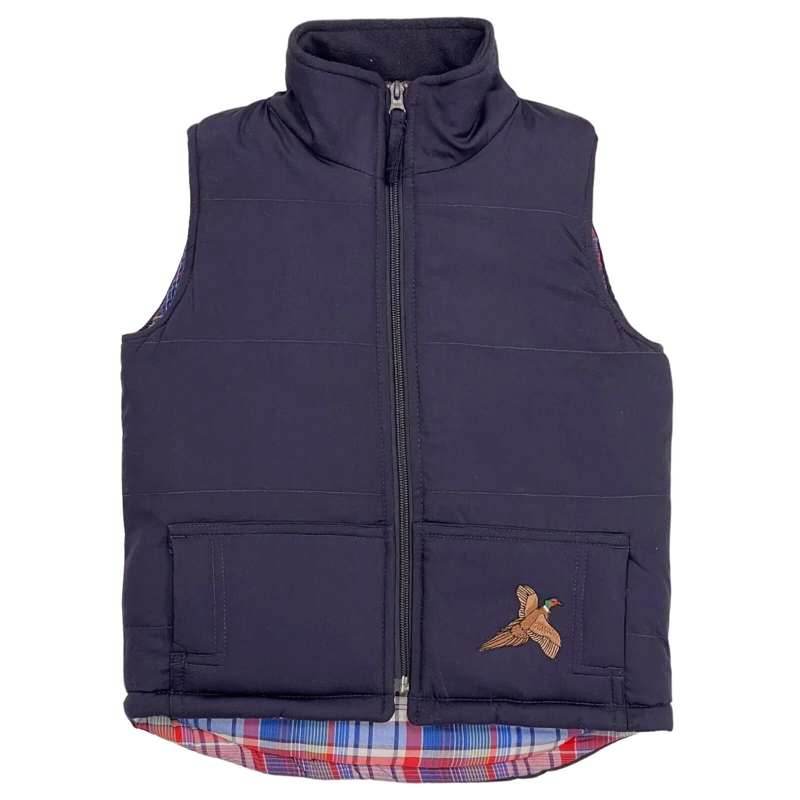 Unisex Kids Embroidered Tractor Pony Pheasant Padded Gilet
