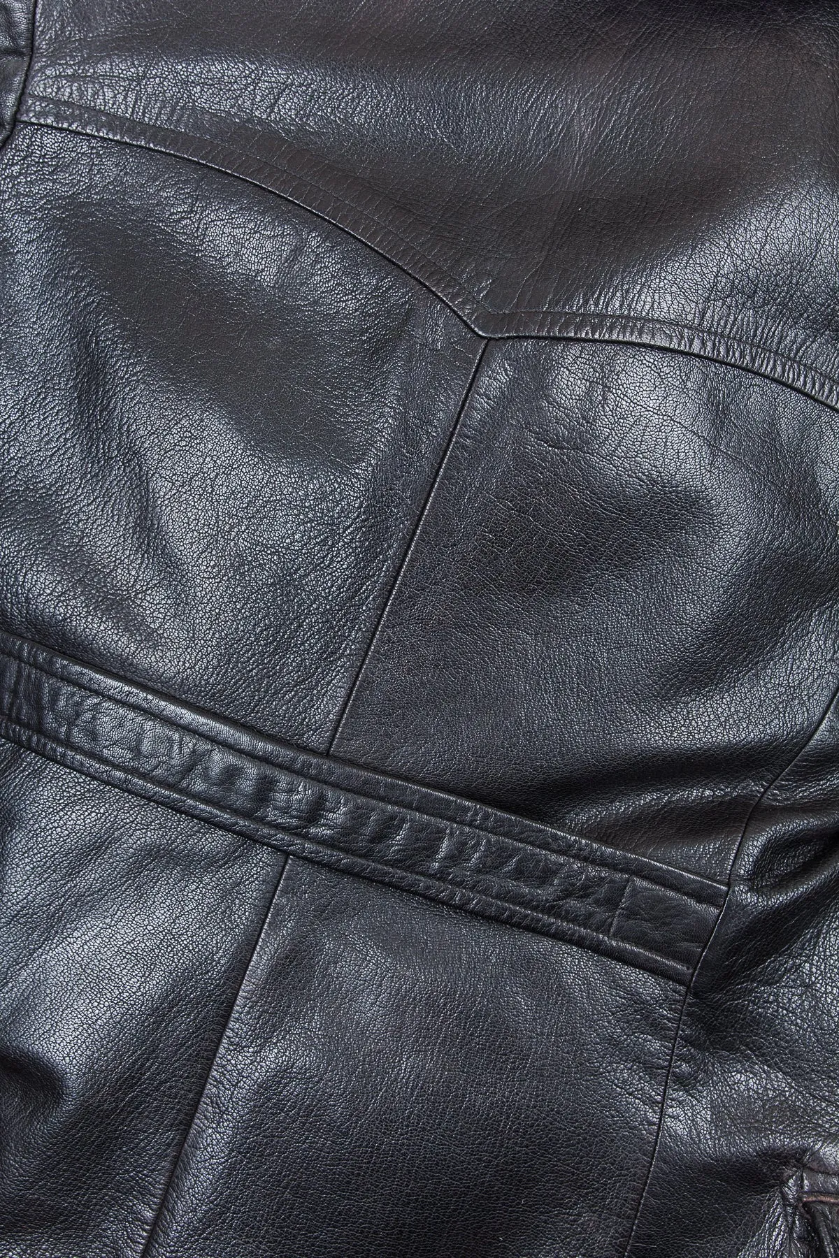 Vintage Swedish Army Mats Larsson Malung Leather Coat