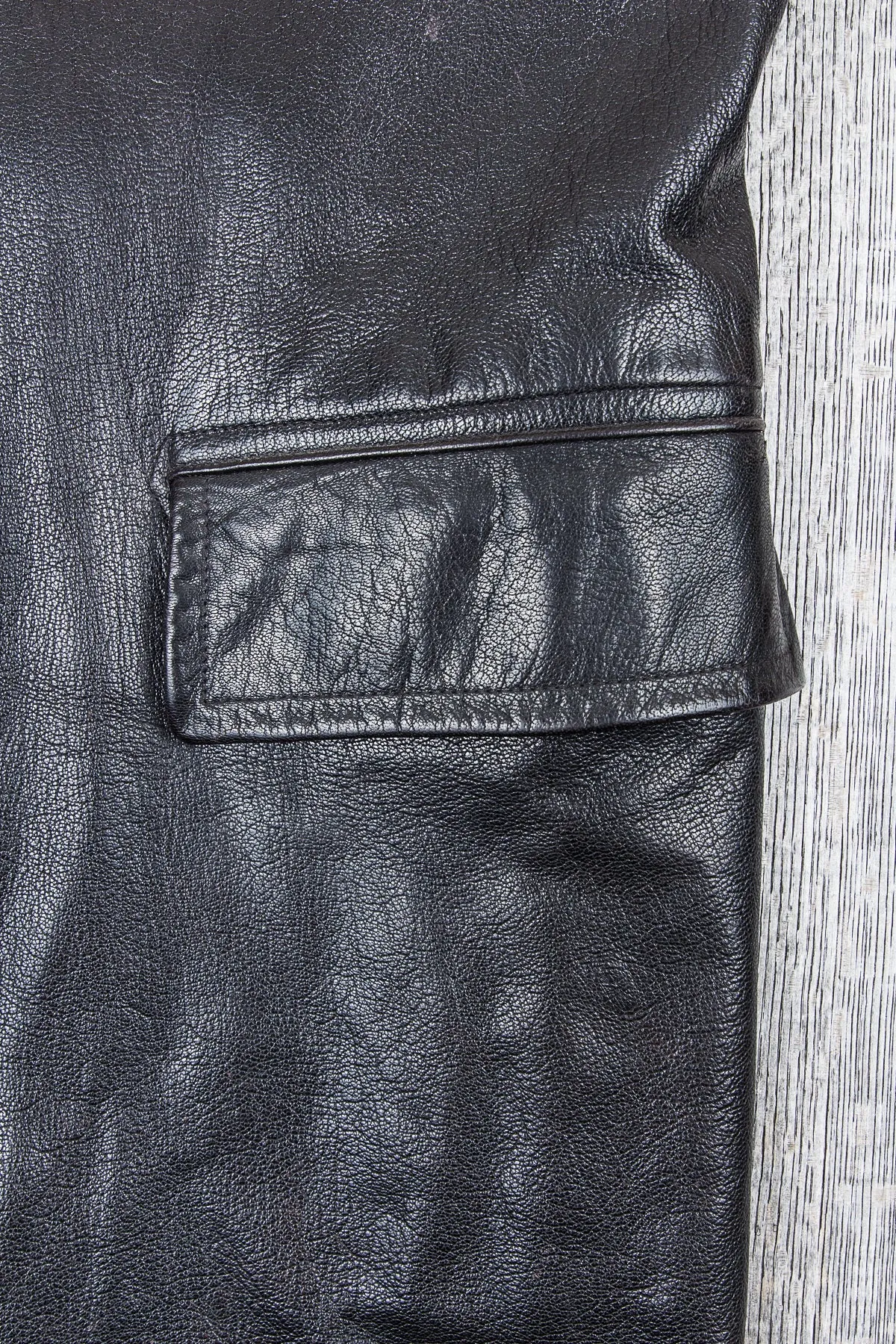 Vintage Swedish Army Mats Larsson Malung Leather Coat