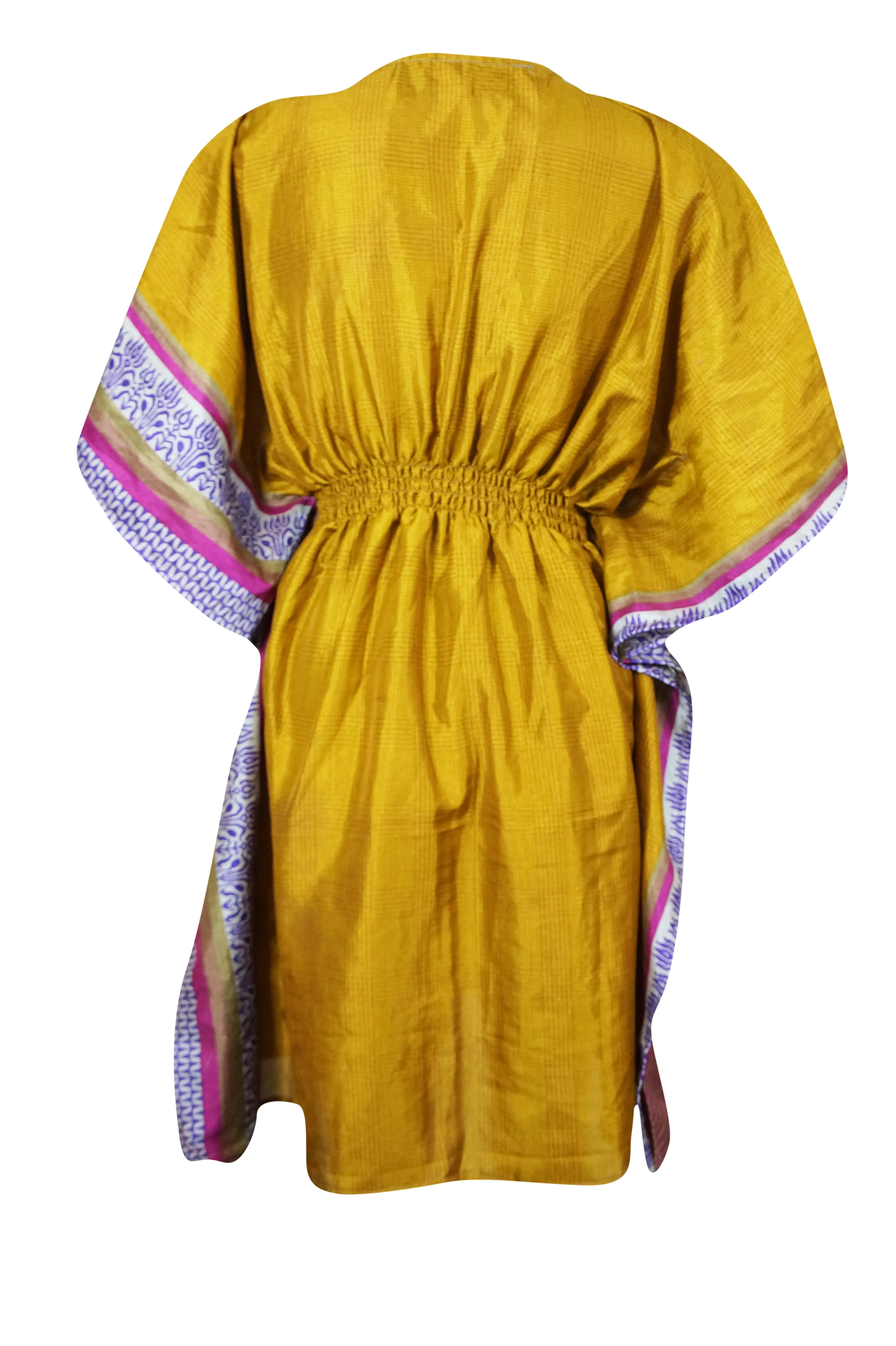 Women Beach Kaftan Dress, Blue Summer Dresses, One size